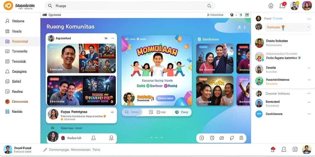 Kegiatan multiplayer yang seru bersama teman-teman.