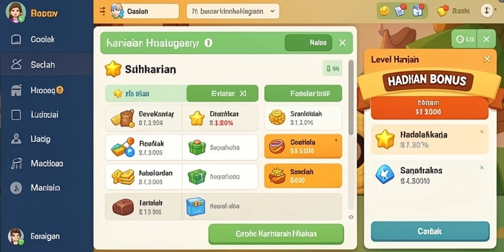 Fitur komunitas yang memungkinkan interaksi antarpemain.